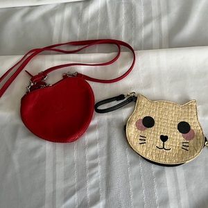 VERA PELLE HEART SHAPED CROSSBODY
